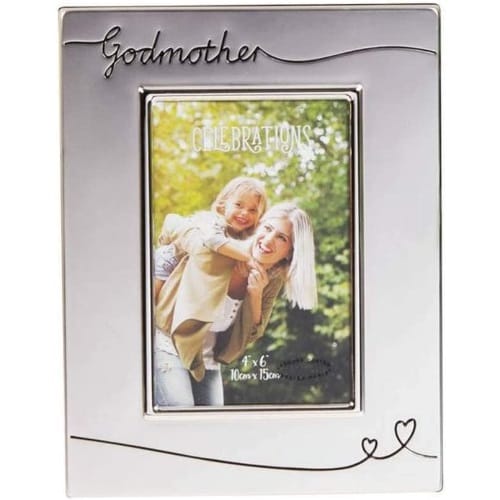 Silver Plated Godmother Photo Frame