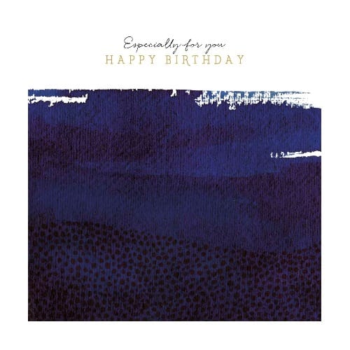 Abstract Sea Design Birthday Card