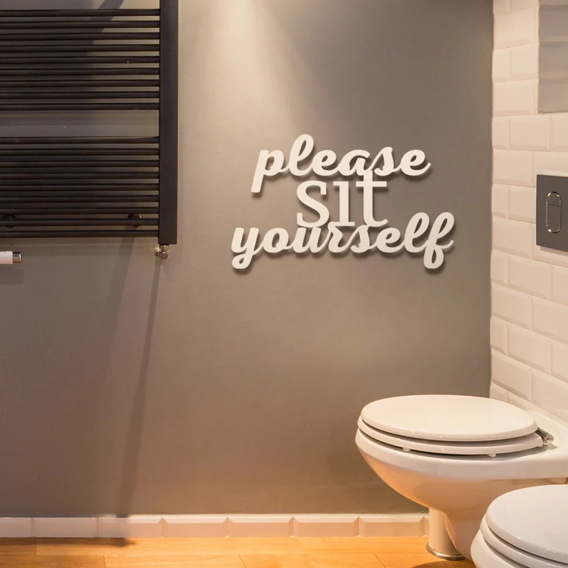 Please Sit Yourself Wall Art Gifty Nz
