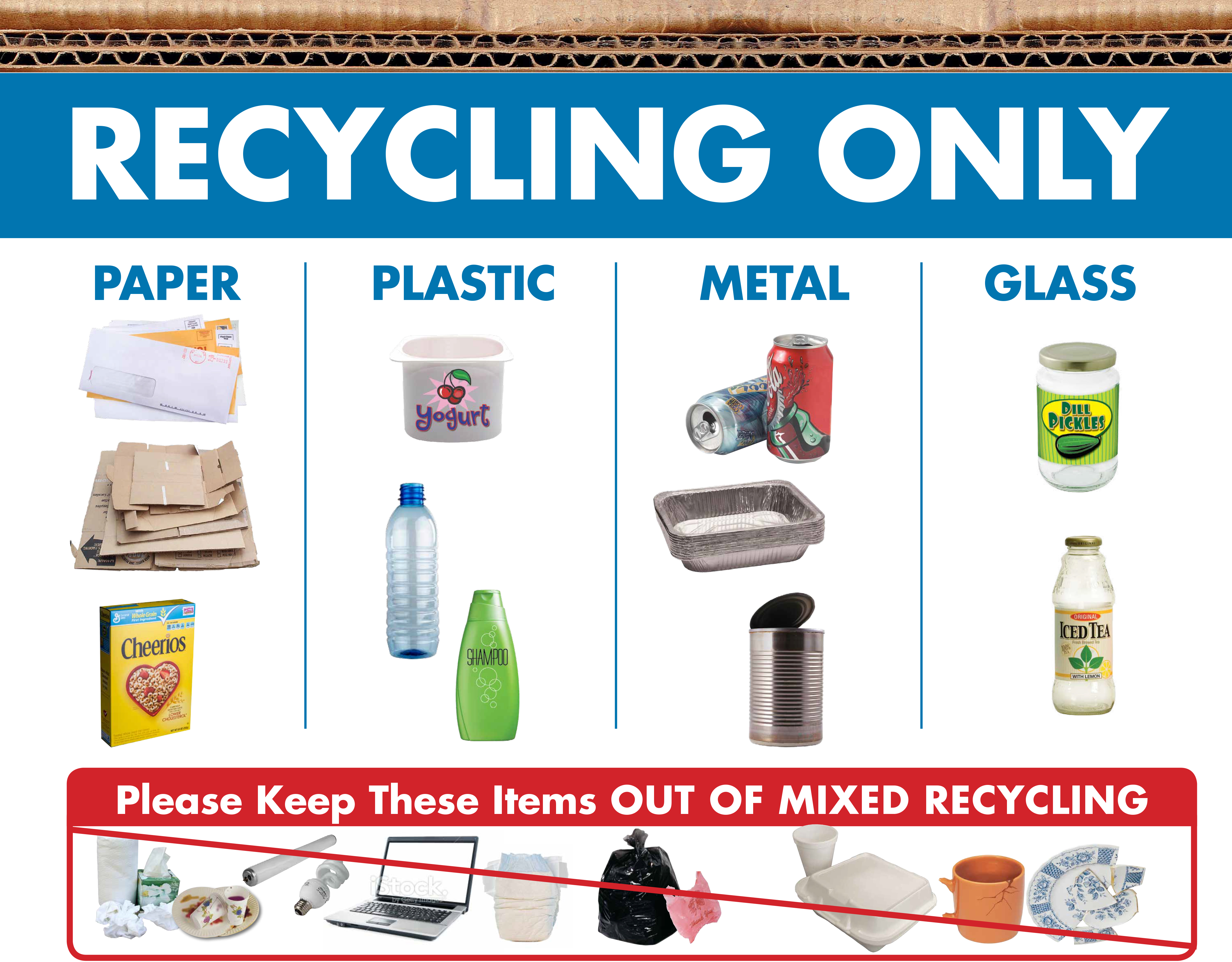 Top tips for an effective recycling poster