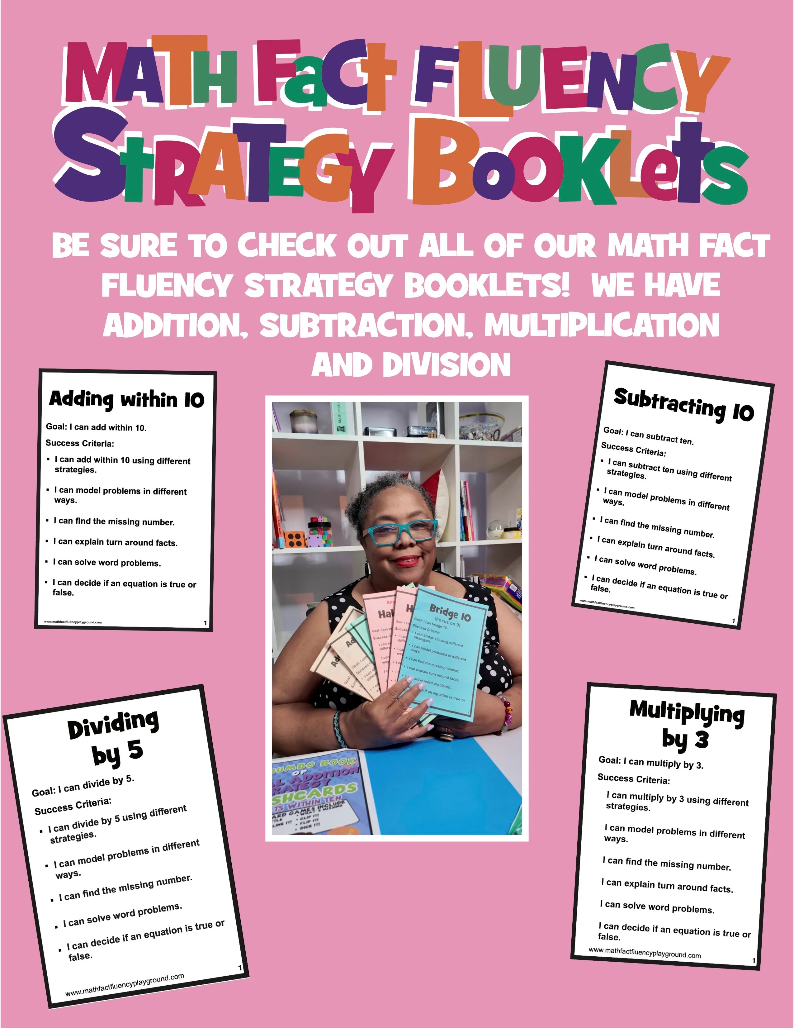 Math Fact Fluency Strategy Booklets Gigglenook Math Store