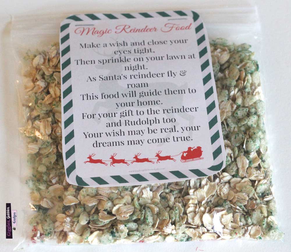 How to make Magic Reindeer Dust and reindeer dust poem