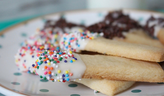 Dipped Sugar Cookie Sticks