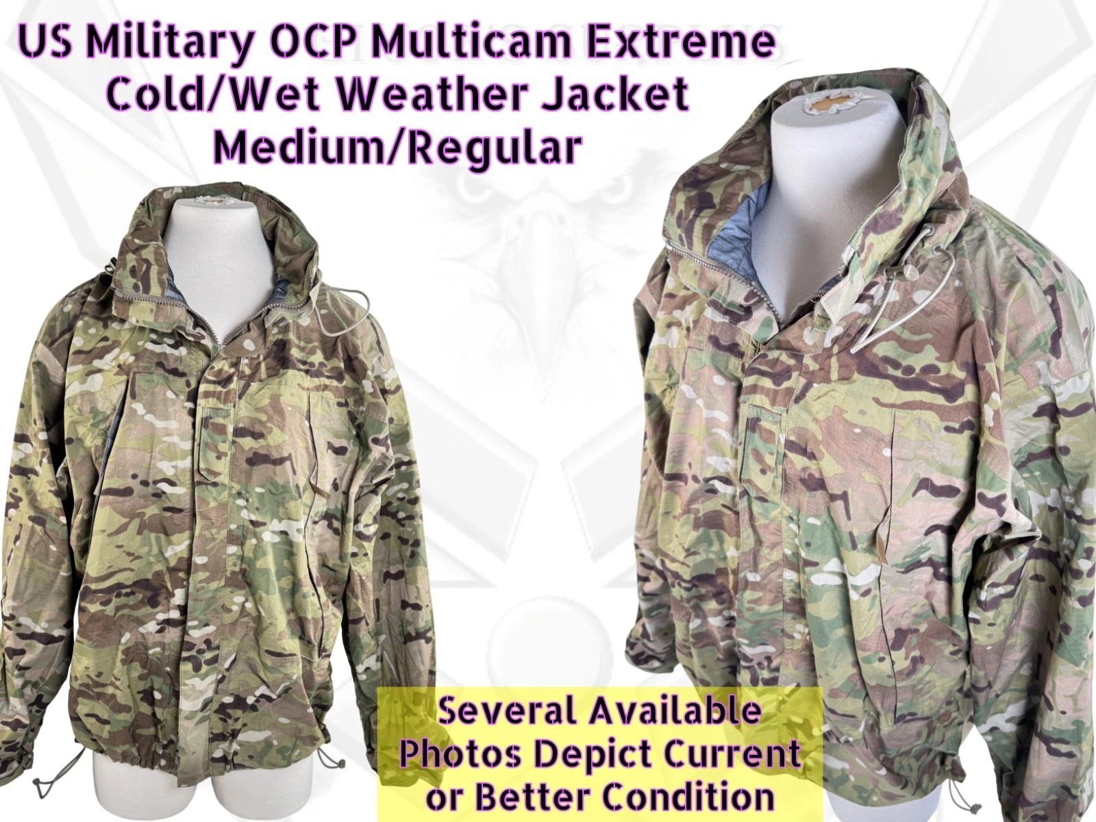 Multicam OCP Extreme Cold/Wet Weather Jacket Military Medium/Regular HCL