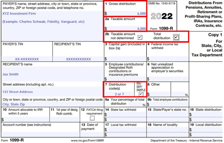 Rsa1 Roth Form How to Report a Backdoor Roth Conversion – Gilbert Wealth