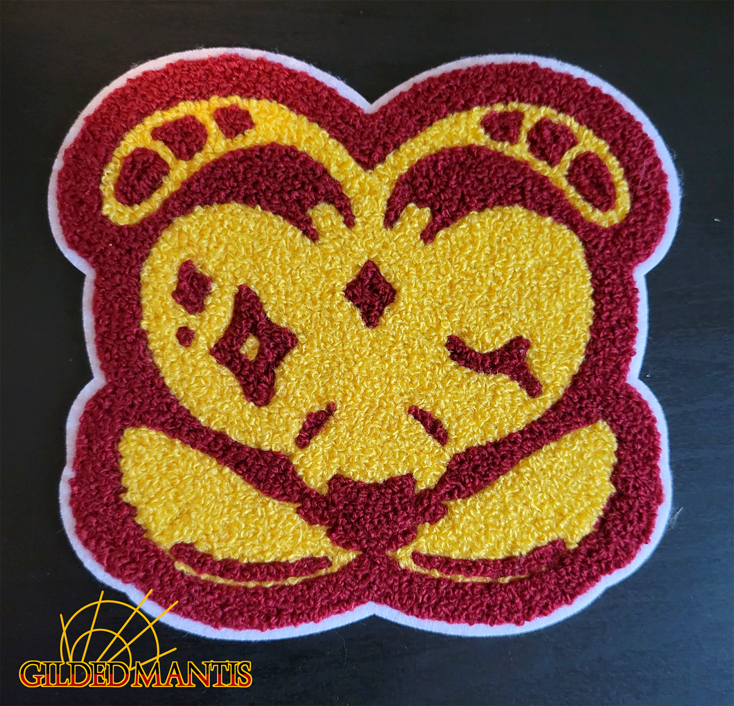 Gilded Mantis Embroidered Patch