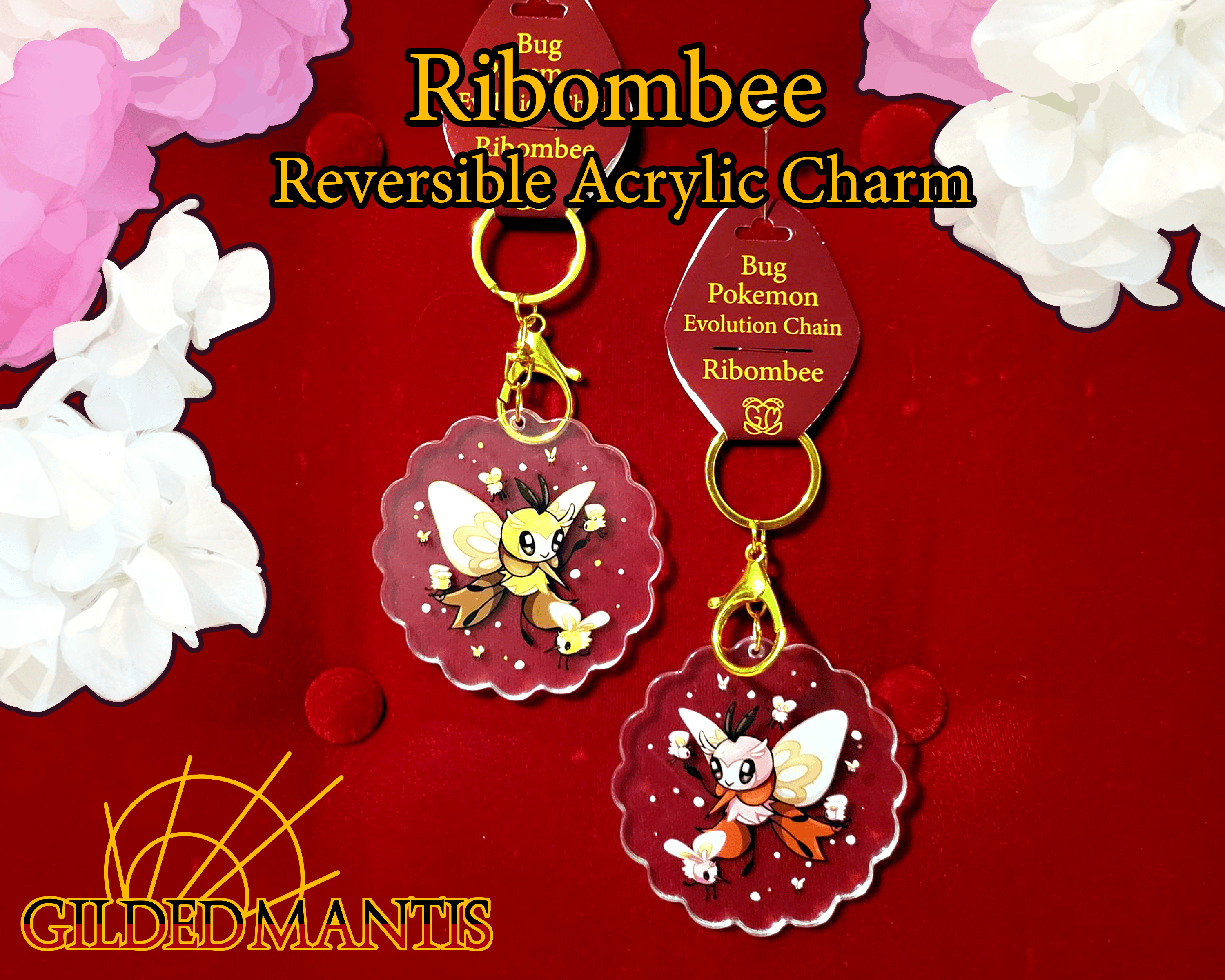 Cutiefly & Ribombee Acrylic Charm