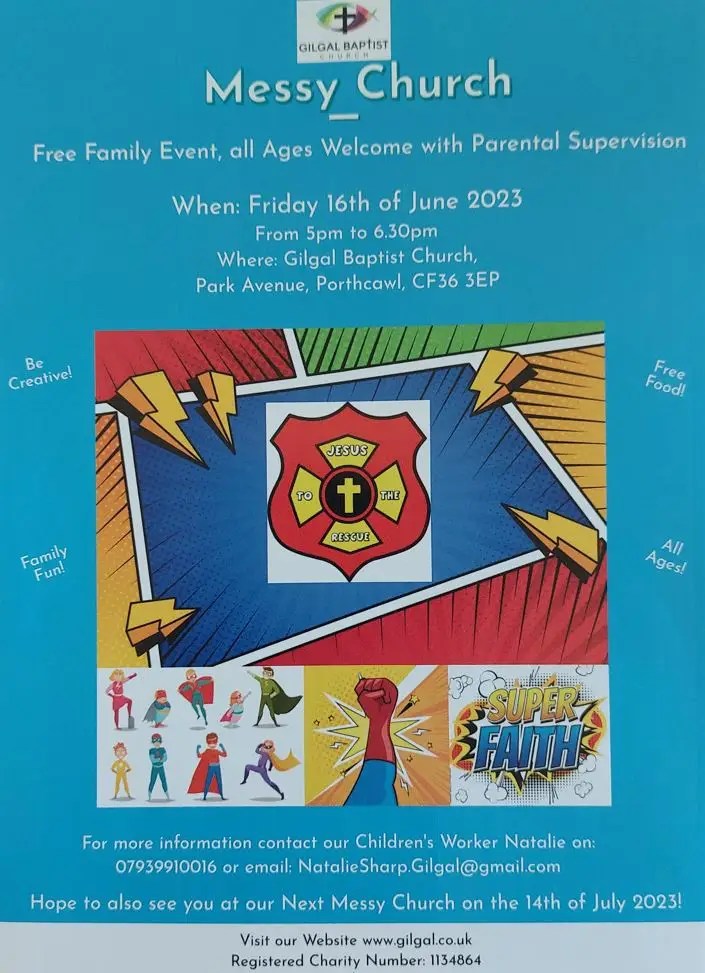 Messy Church Ad June 2023