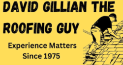 David Gillian the Roofing Guy logo