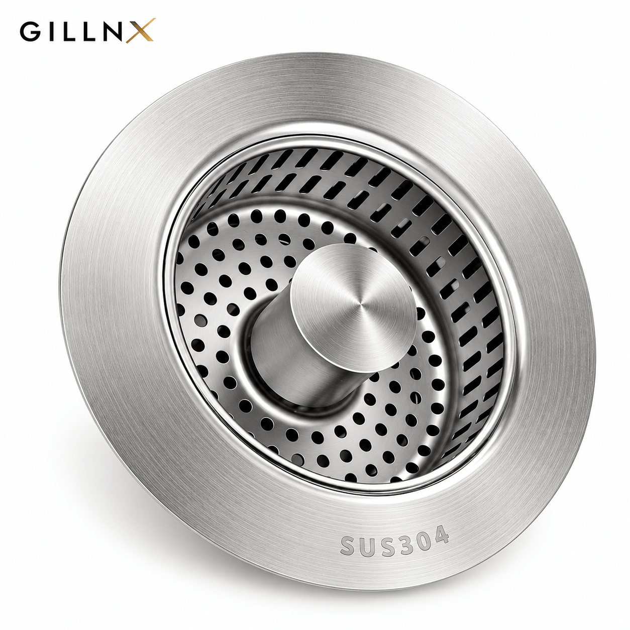 3-in-1 Stainless Steel Sink Strainer & Stopper