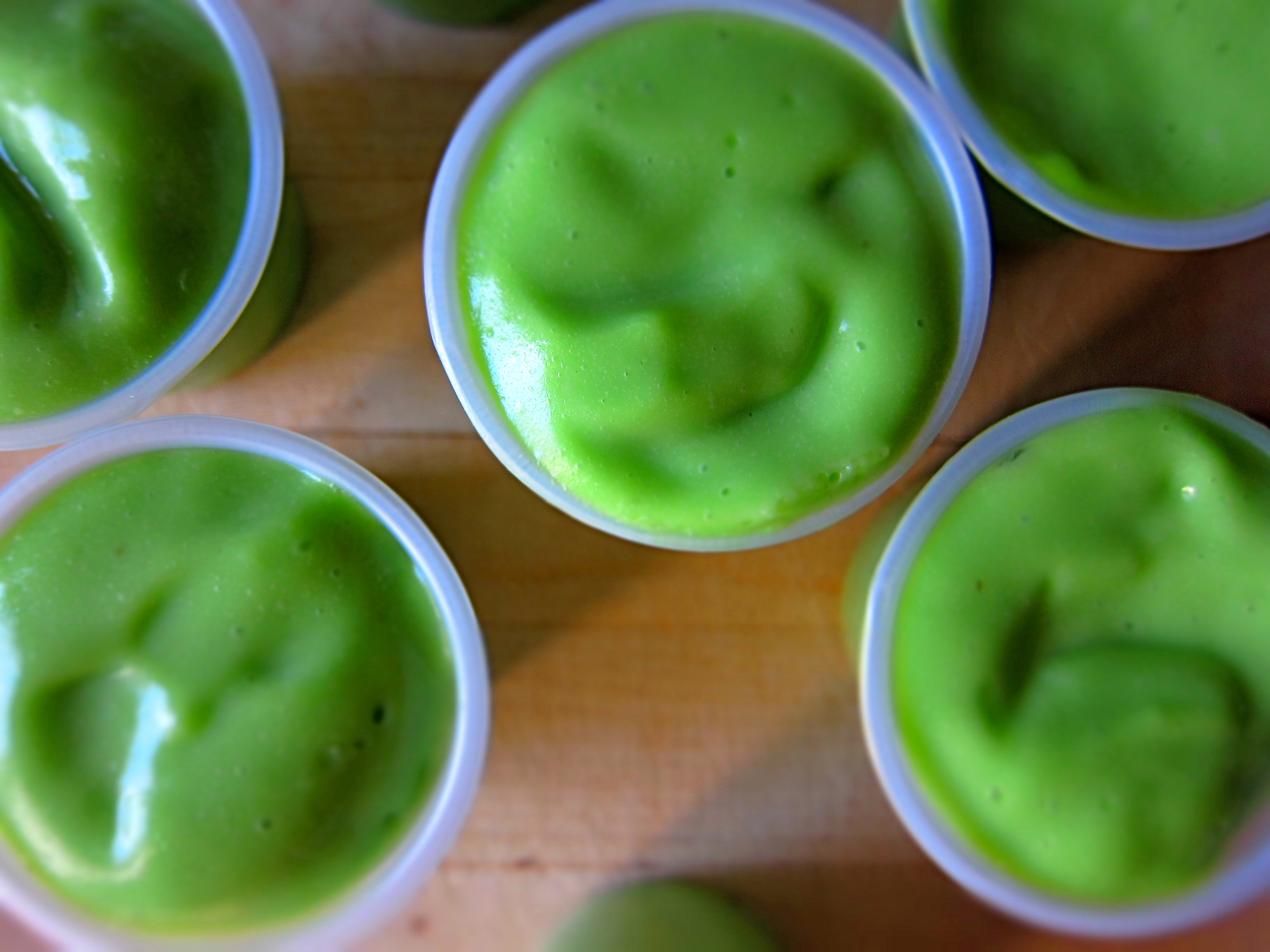 pic Avocado Jello avocado margarita jello shots top of
