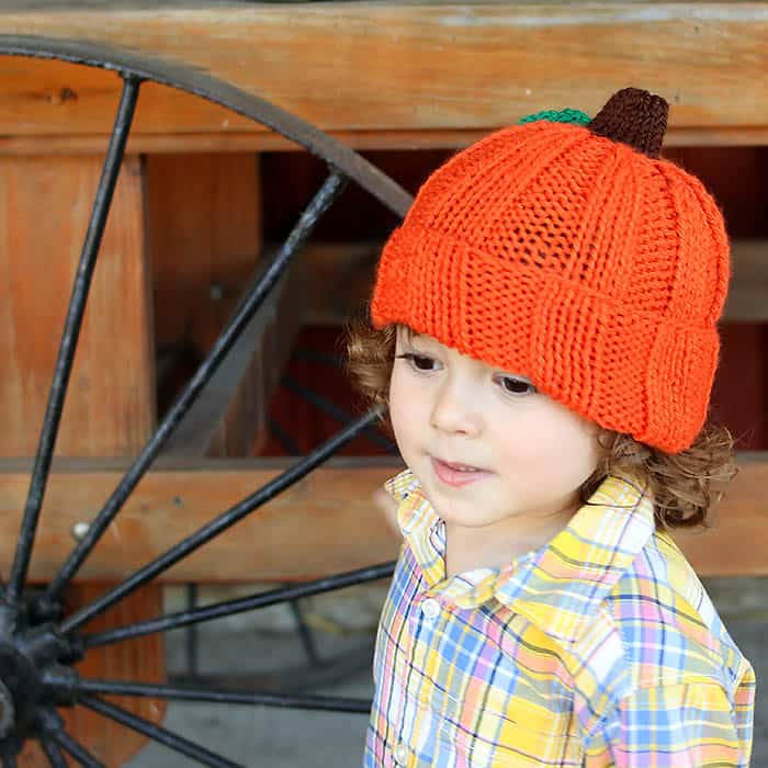 toddler pumpkin hat