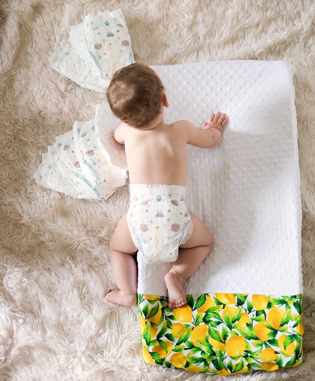 contoured changing pad cover