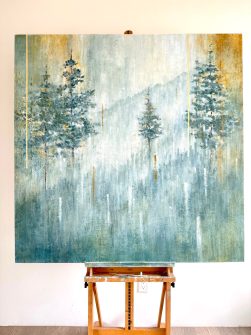 Finding a place to Breathe  -48 x 48in