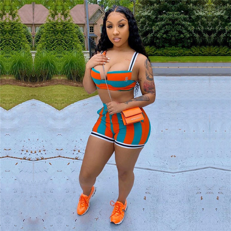 OMG Two Piece Tank Top Short Set