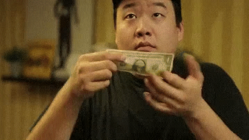 making it rain money gif