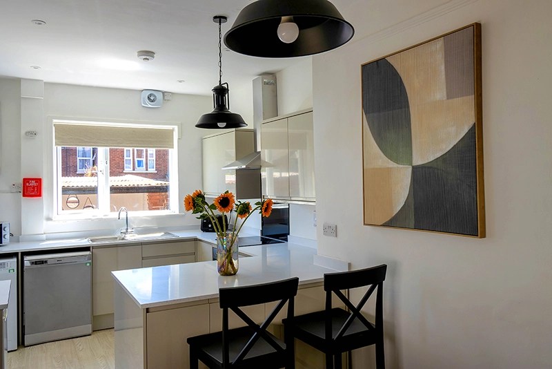 Kitchen at 31 Monks Road, 6 bedroom Exeter student house