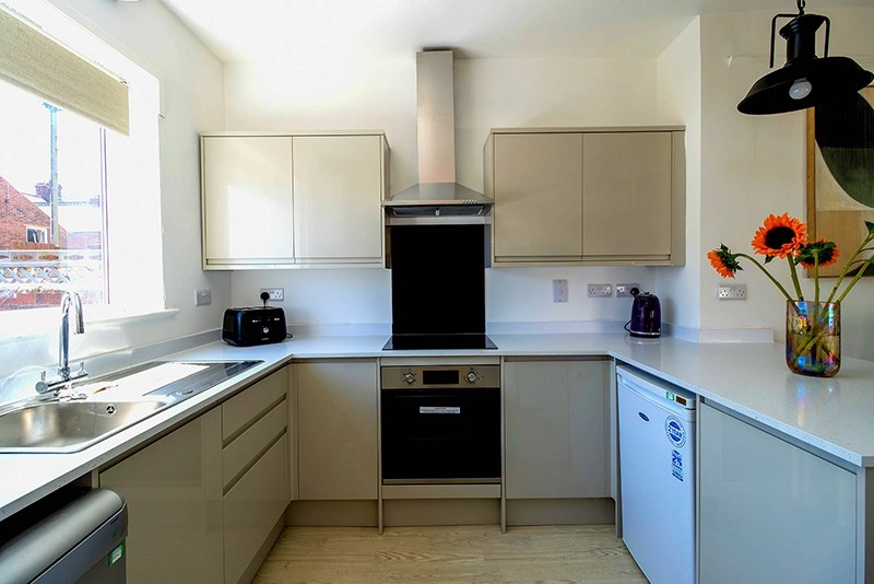 Kitchen at 31 Monks Road, 6 bedroom Exeter student house