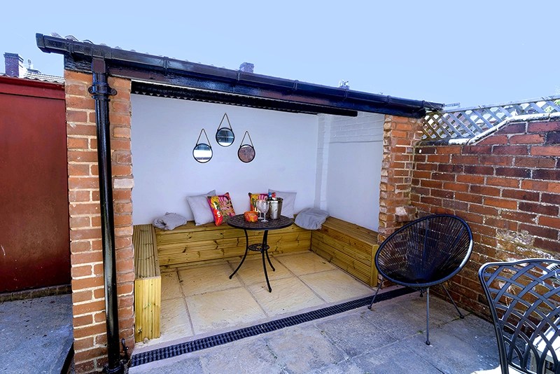 Garden at 31 Monks Road, 6 bedroom Exeter student house