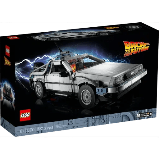 LEGO doos van de Back to the Future Time Machine set