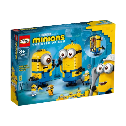 LEGO Minions en hun schuilplaats set 75551 doos afbeelding