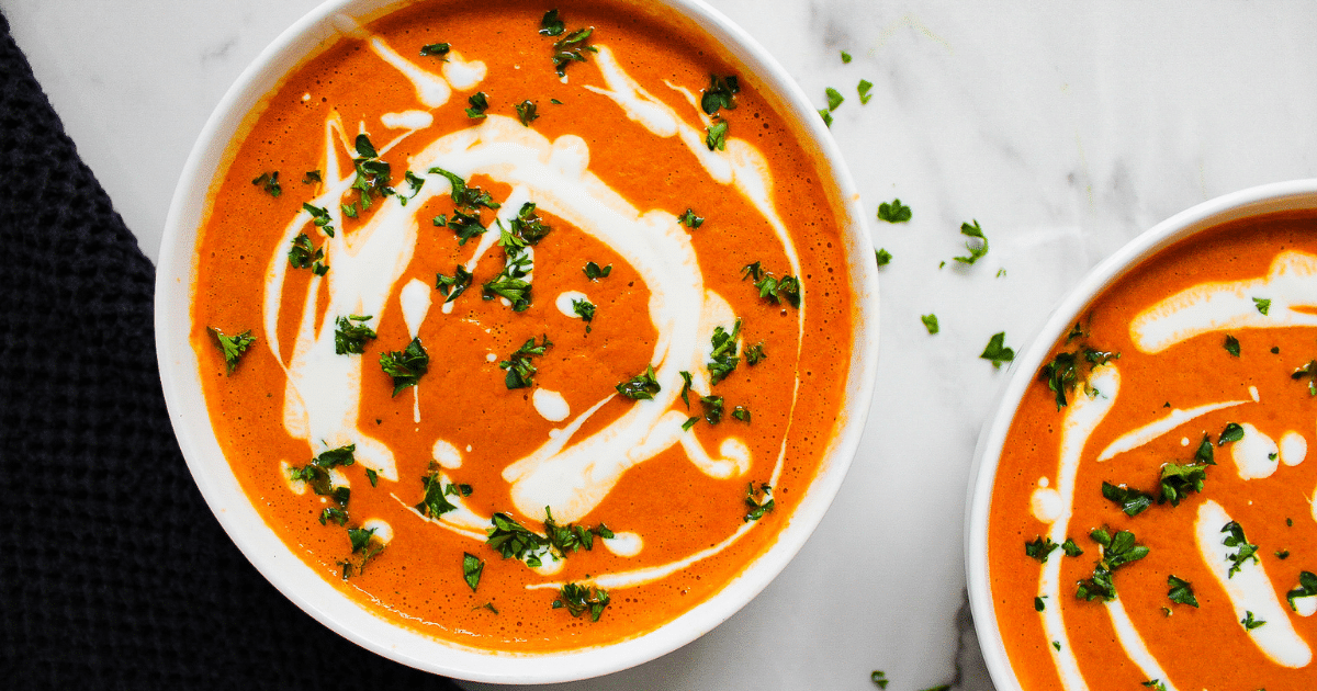 Spicy Roasted Tomato Soup