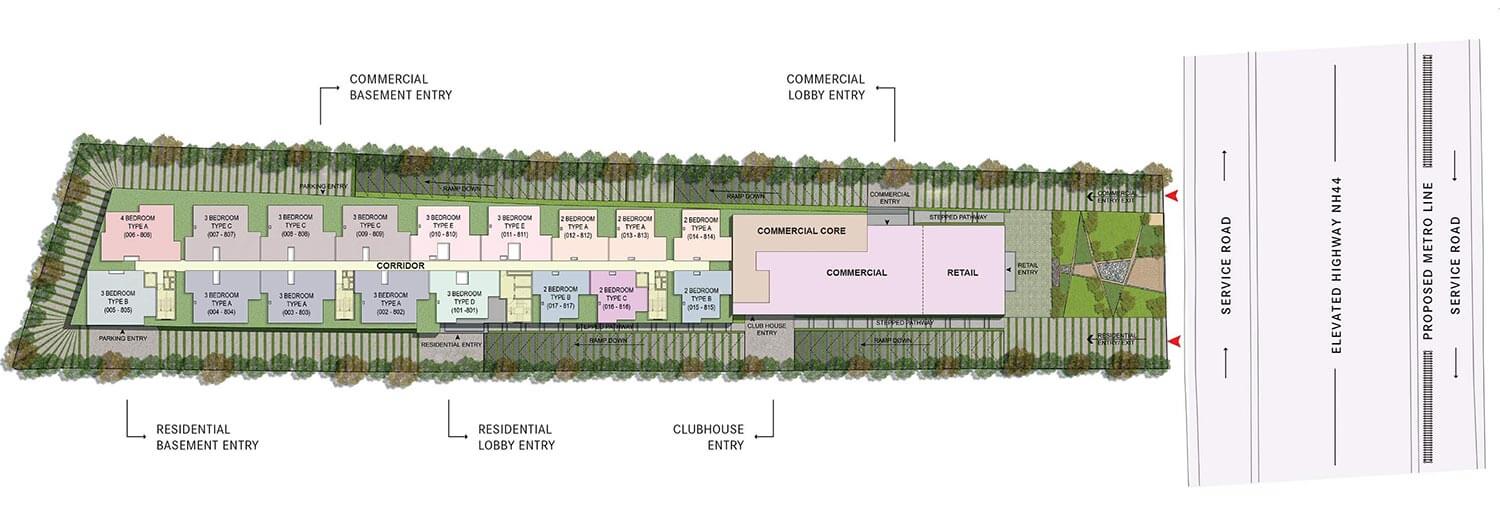 Century Horizon 3 & 4 BHK Flats on Bellary Road Jakkur North Bangalore