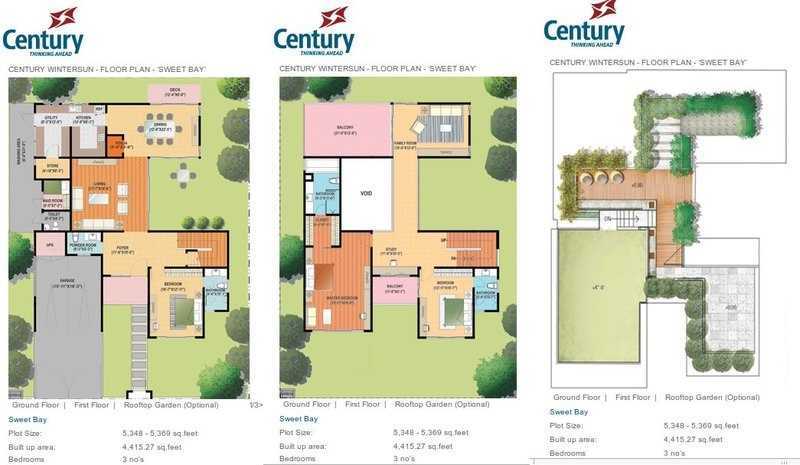 Century Wintersun Phase 3 & 4 BHK Villas in  Doddaballapur North Bangalore
