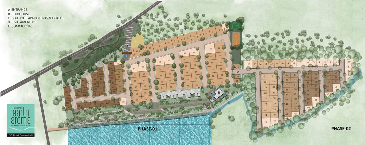 Earth Aroma Plots on IVC Road Devanahalli North Bangalore