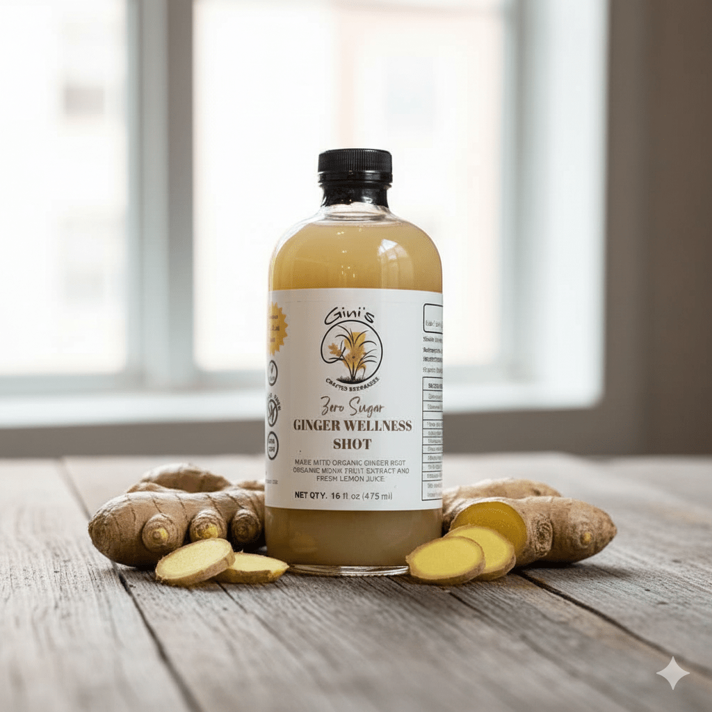 Zero Sweetener - Ginger Wellness Shot, Original, 16 fl. oz.