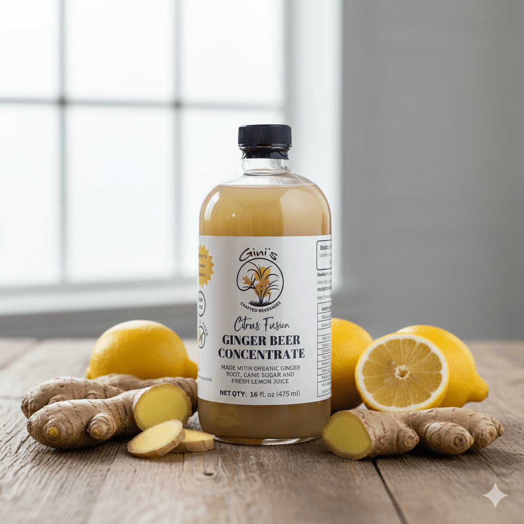 Ginger Beer Syrup – Citrus Fusion, 16 fl. oz.