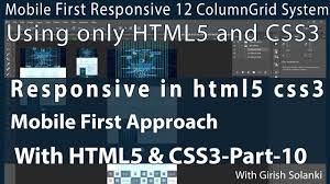 Responsive Web Design Mobile First Approach With Html5 Css3 Part 10 With Girish Solanki - HD Colorful Photos for Desktop