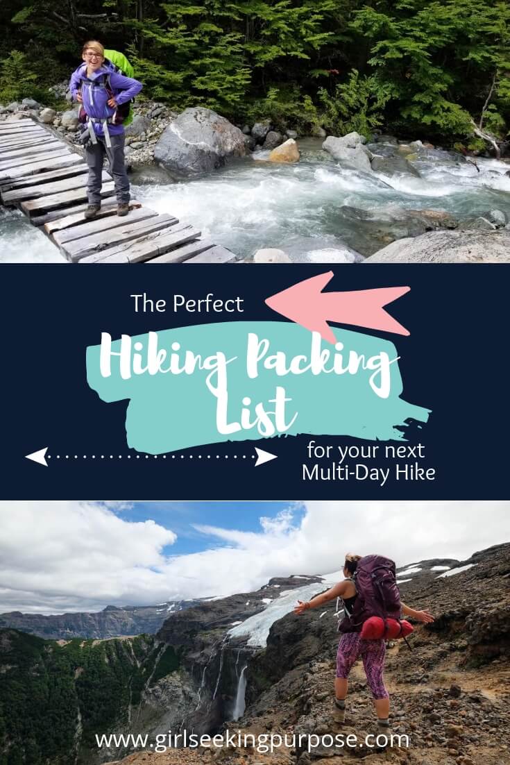 multi day hike packing list