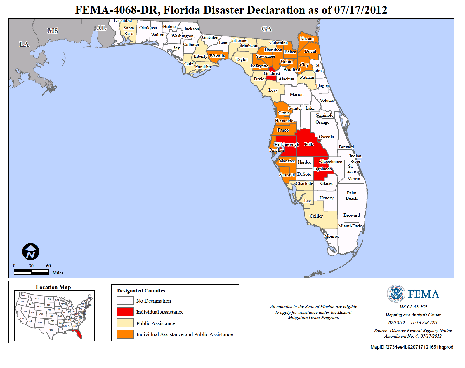 Fema Flood Zone Map Florida Printable Maps 624x465 Dec 4068 