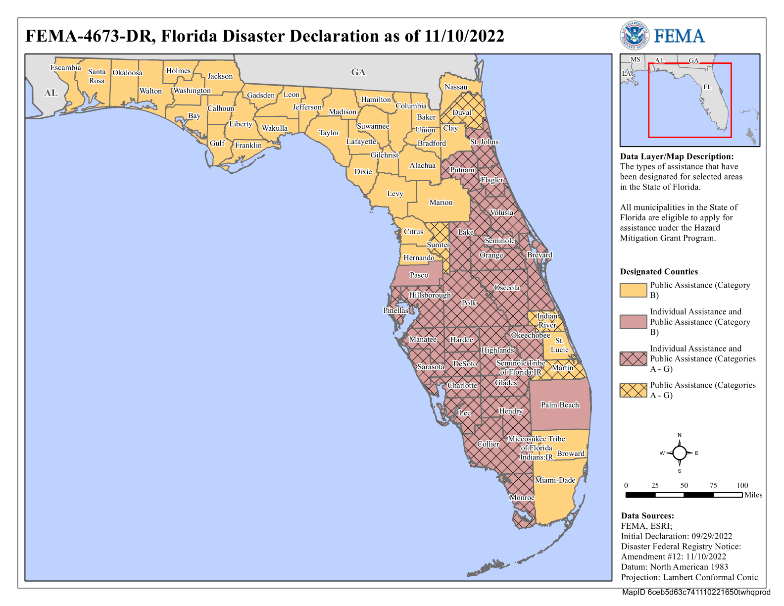 Fema Flood Zone Map Florida Printable Maps Disaster Relief Operation Dec 4673 