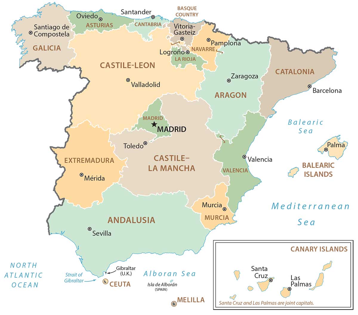 Spain Physical Map Imsa Kolese Spain Map 