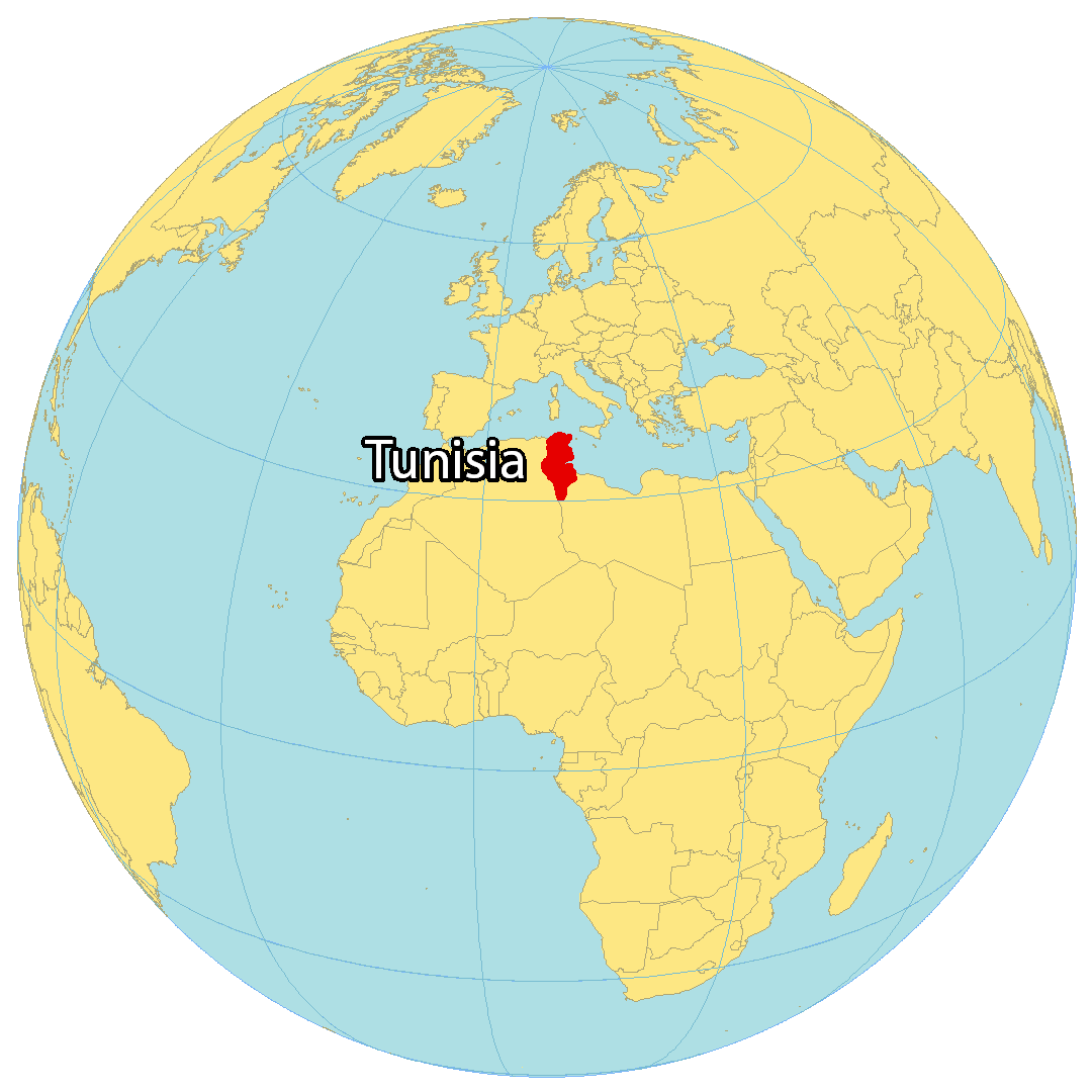 Tunisia Map Cities And Roads GIS Geography Tunisia World Map 