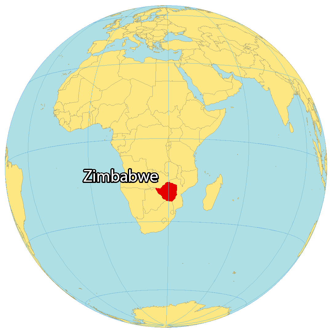 Zimbabwe map