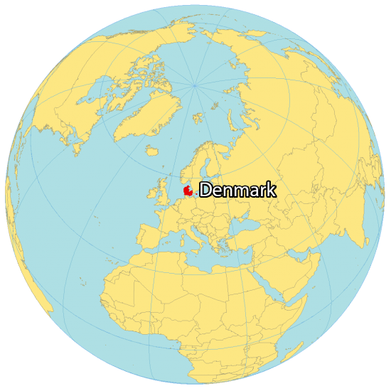 Map Of Denmark Cities And Roads GIS Geography Denmark World Map 550x550 