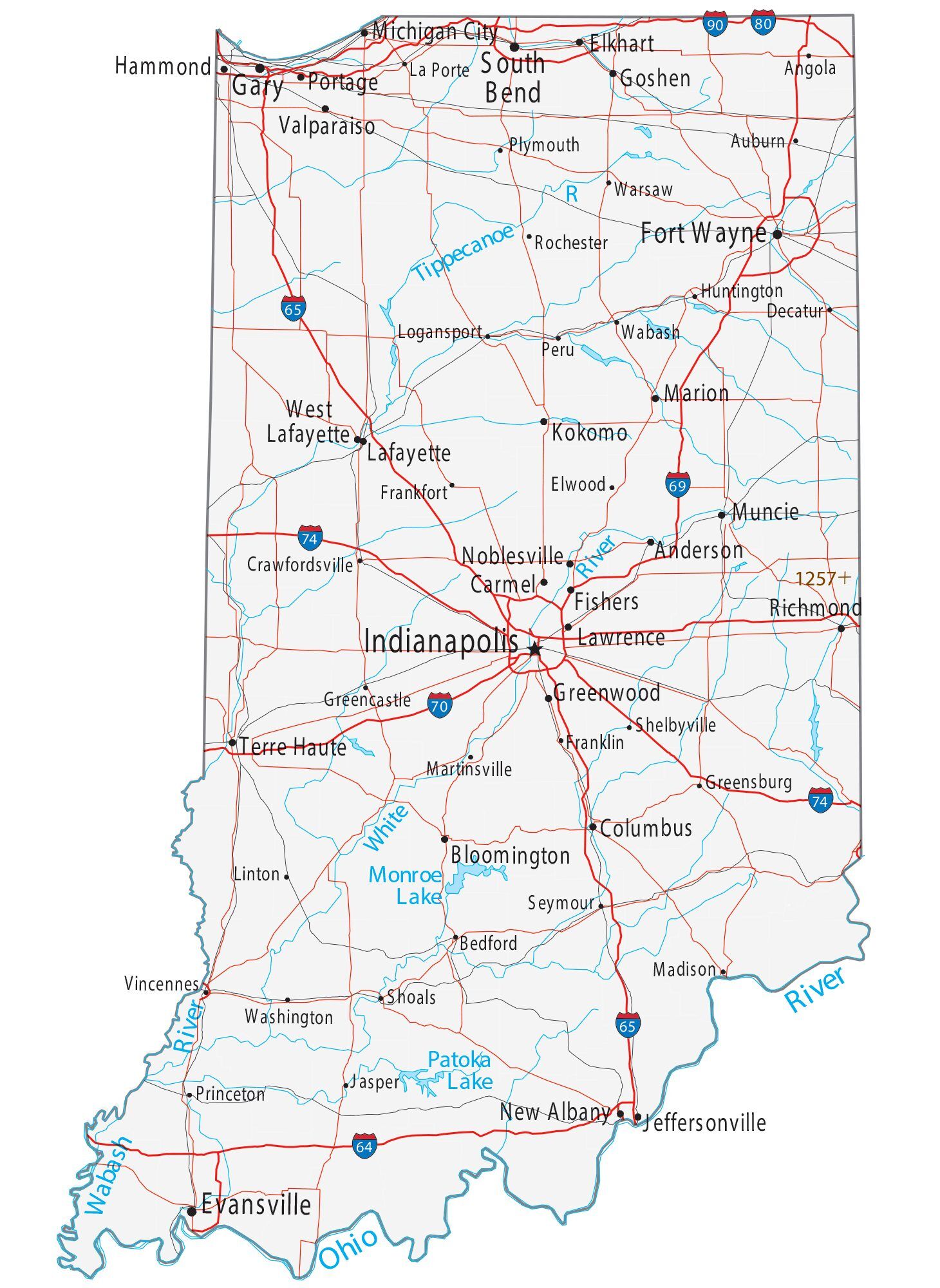 Indiana University Graduation 2026 Indiana Map PrimaNYC Com Indiana Map 