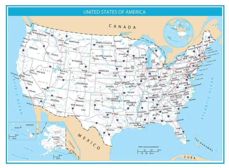India Map With States And Capitals 2022 US General Reference.
