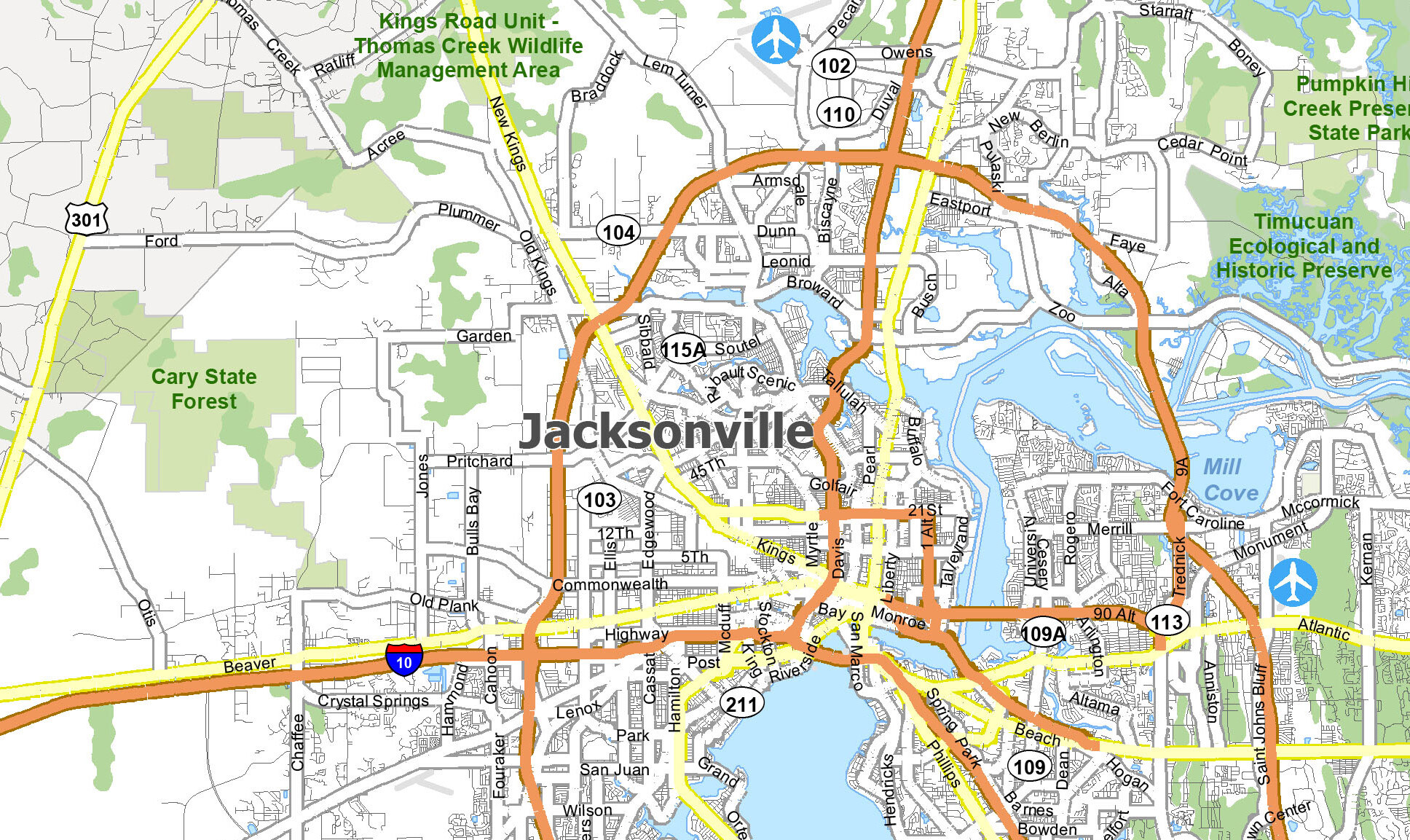 Map Of Florida GIS Geography Map Feature 