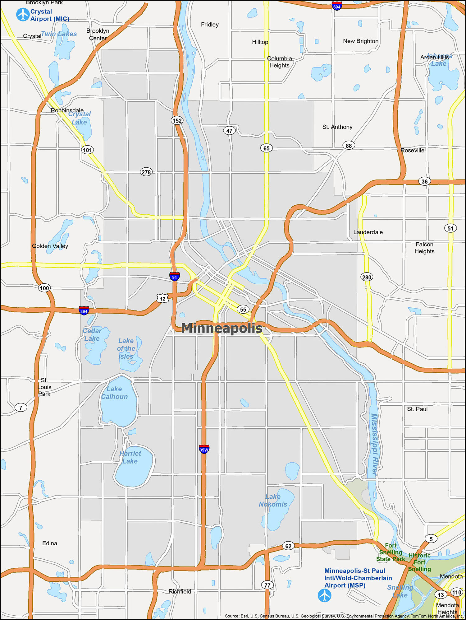 Minneapolis Minnesota Map Mapping Inequality Minneapolis Map Minnesota 