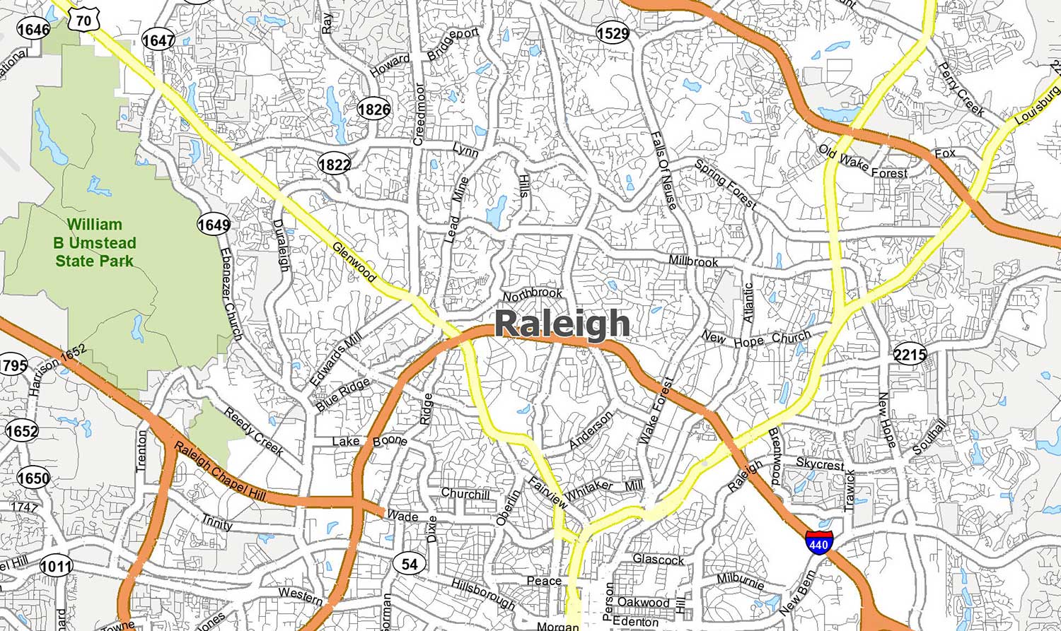 Raleigh Map Feature.
