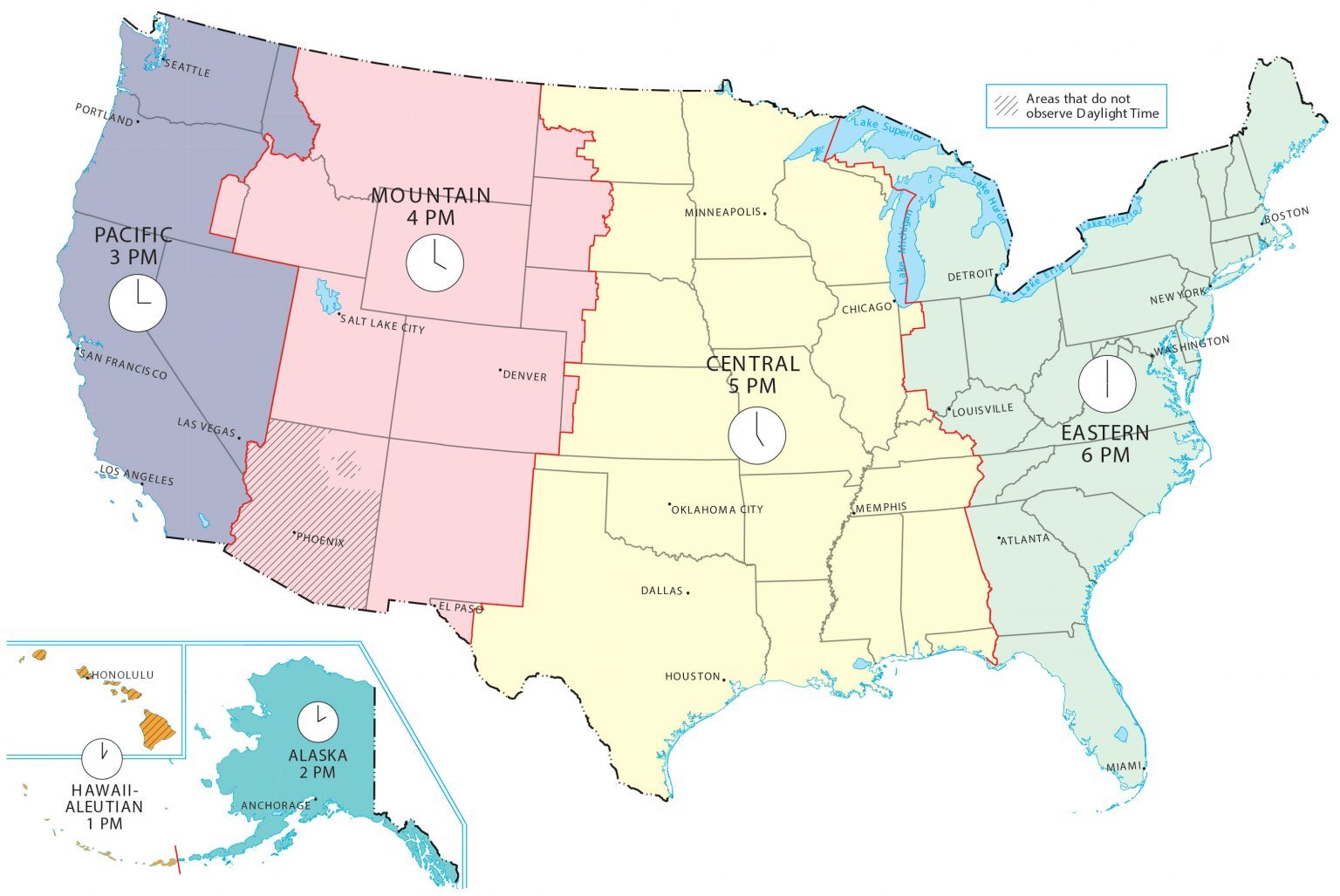 US Time Zone Map GIS Geography US Time Zone Map 1536x1027 