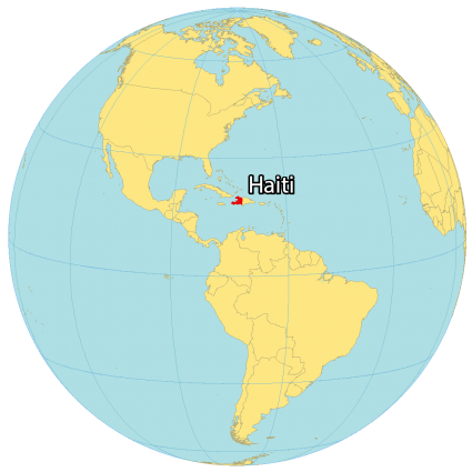 Map Of Haiti GIS Geography Haiti World Map 425x425 