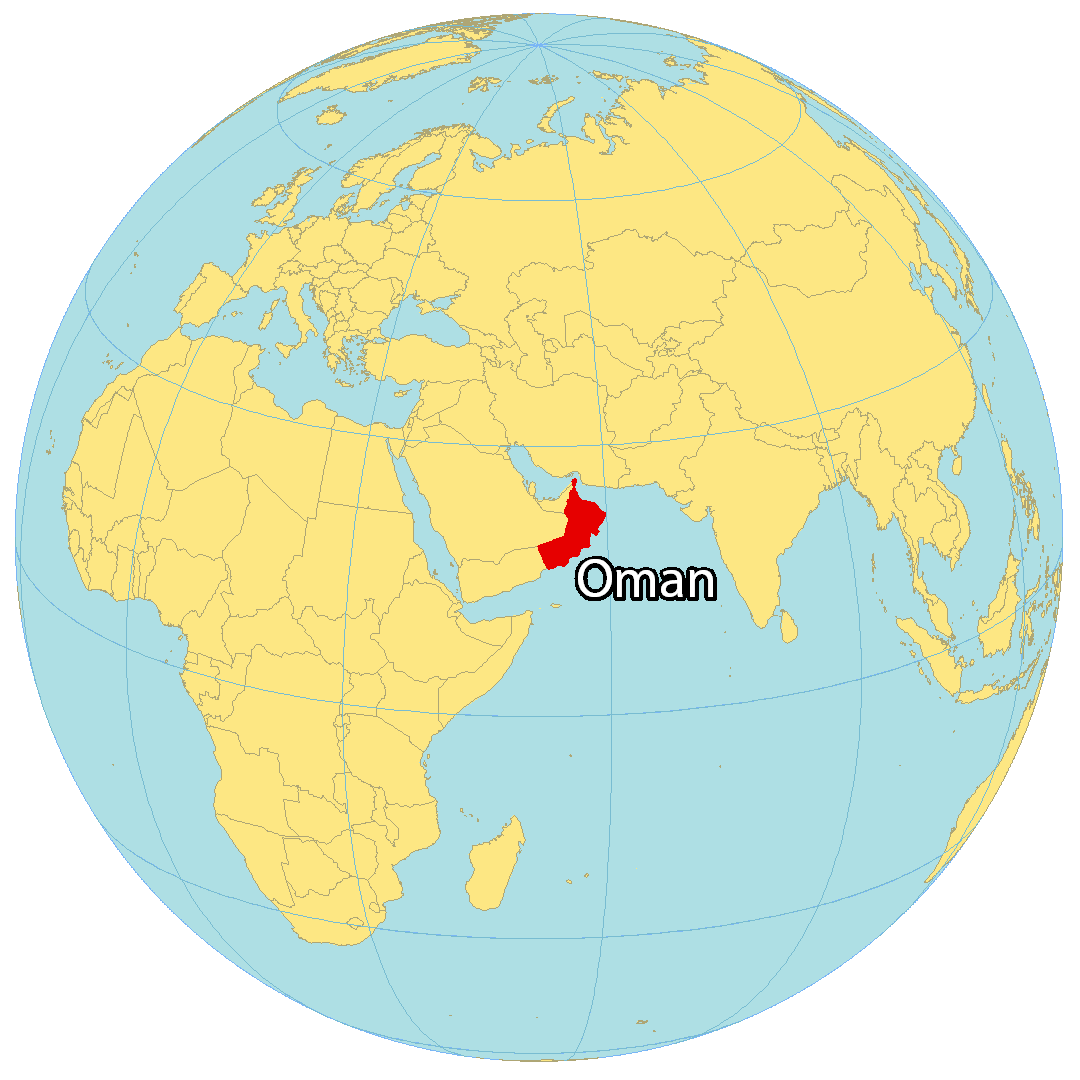 Oman In The Map At Jamie Lamont Blog Oman World Map 