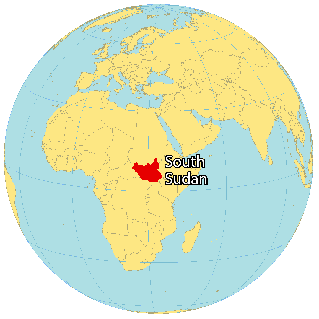 World Map South Sudan South Sudan World Map 
