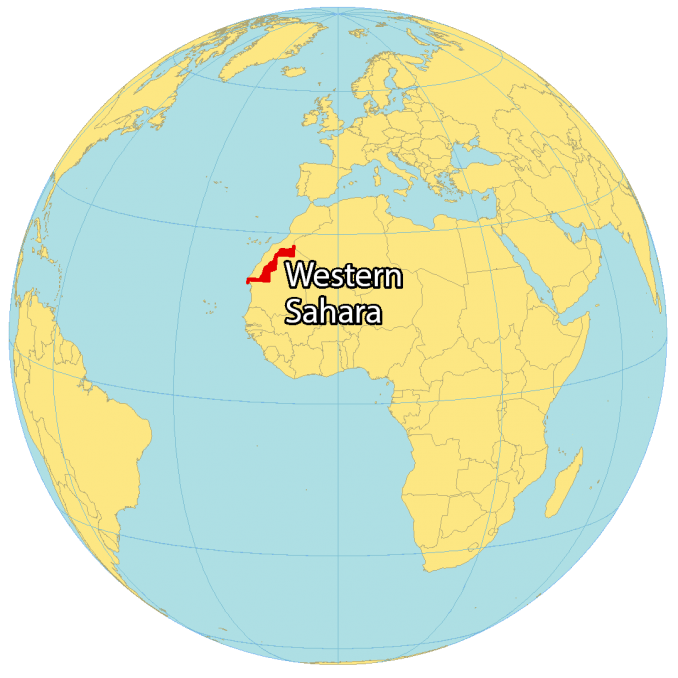 Map Of Western Sahara GIS Geography Western Sahara World Map 678x678 
