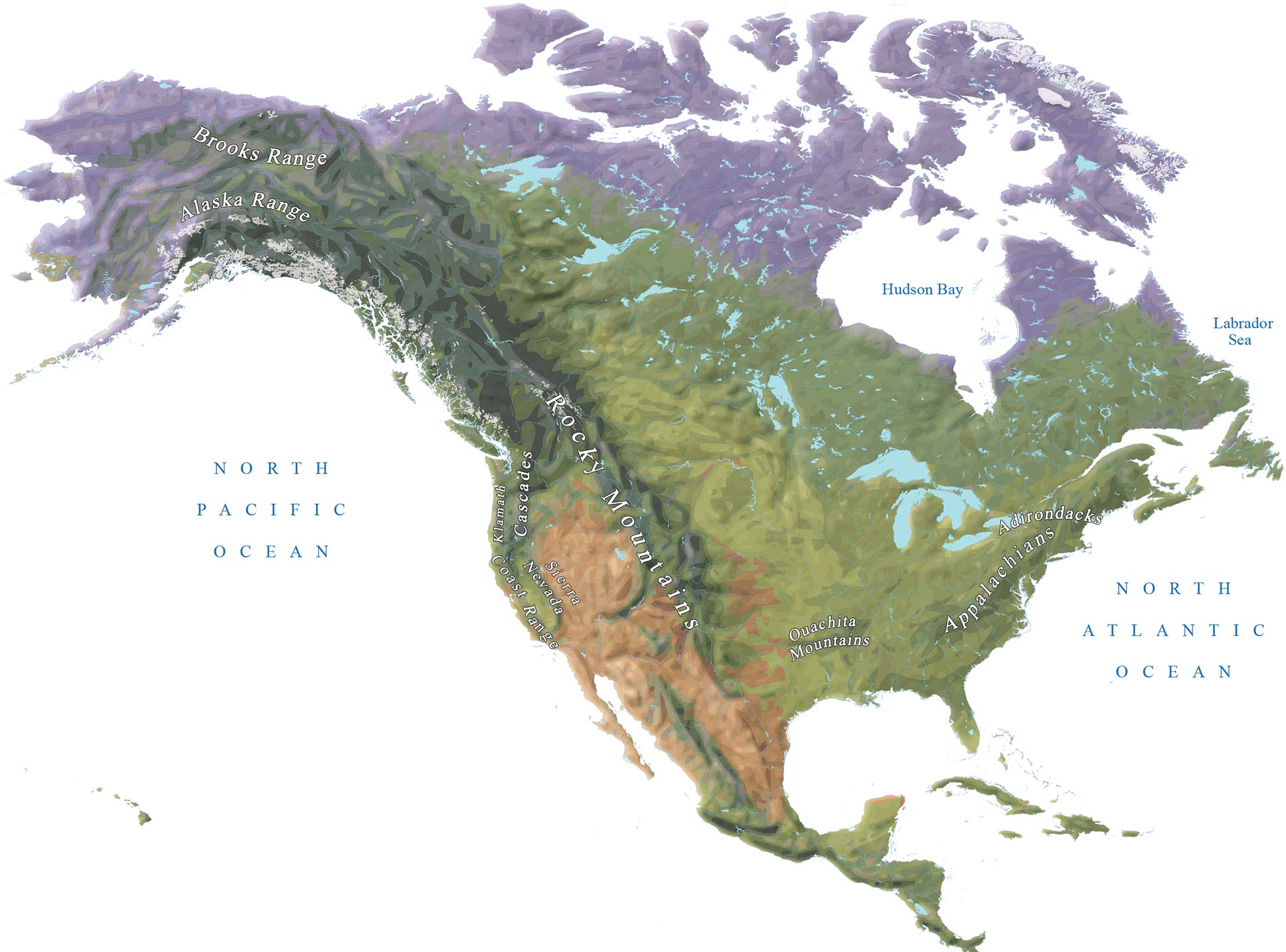 Us Map Mountain Range Locations Forest Of US Mountain Range Map 